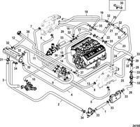 MERCRUISER 5.0, 350, 377 MAG MPI STERNDRIVE EC Closed Cooling System (Alpha)