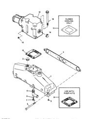MERCRUISER 5.7L (ALPHA) (EFI-TBI)5.7L (BRAVO) (EFI-TBI) ENGINE EXHAUST MANIFOLD AND EXHAUST ELBOW (ALPHA)