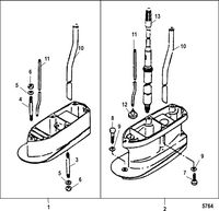MERCURY/MARINER 25/30HP (2 CYL/430CC) INTERNATIONAL Drive Shaft Housing Extension Kits