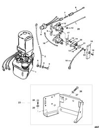 MERCRUISER 496 MAG. STERNDRIVE TRIM PUMP ASSEMBLY