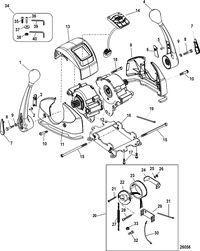 ACCESSORIES REMOTE CONTROL SYSTEMS AND COMPONENTS Yacht Control-DTS, Dual  Shift/Throttle-Console With Can Pad