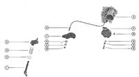 MERCURY MERC 400 CARBURETOR CHOKE LINKAGE