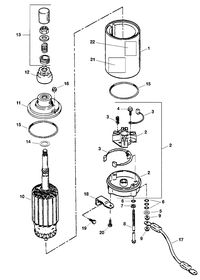 SPORTJET SPORT JET 120 XR STARTER ASSEMBLY (50-819968--2 /50-819968--3 /50-819968--4)