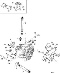 MERCRUISER 5.7L MPI SKI Transmission And Related Parts(Borg-Warner 71C &72C)