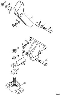 MERCRUISER 230 HP/5.0L 260 HP/5.7L ENGINE Transmission and Engine Mounting(V-Drive)