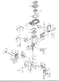 CHRYSLER 55 H.P. MOTOR LEG