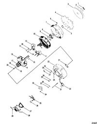 RACE STERNDRIVE 420 / 425 Alternator(Motorola # 8MR2039K)