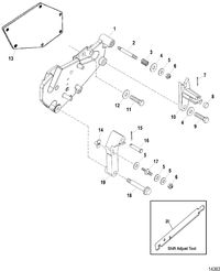 RACE STERNDRIVE SCORPION 377 STERNDRIVE Shift Bracket Components(Bravo Design I)