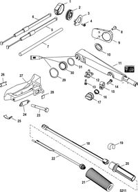 MERCURY/MARINER 30/40 (2 CYLINDER) 2-STROKE Tiller Handle