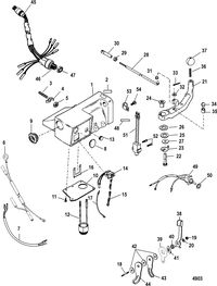 MERCURY/MARINER 55/60 JET 40 (3 CYLINDER) Steerig Handle Kit
