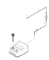 CHRYSLER 140 H.P. CHARGER FUEL TANK AND LINE
