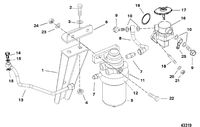 MERCRUISER D4.2L/220 IDI DIESEL Fuel Filter(S/N-0F450250 and Up)