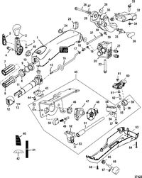 ACCESSORIES STEERING SYSTEMS AND COMPONENTS Tiller Handle Kit(Big Tiller-Power Steer, DTS)