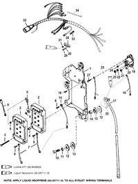 RACE OUTBOARD 150/200 EFI PROMAX/SUPERMAGNUM Wiring Harness/Starter Solenoid