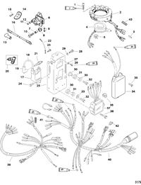 MERCURY/MARINER 30/40 (2 CYLINDER) 2-STROKE Electrical Components