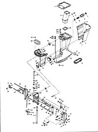 CHRYSLER 105 H.P. CHARGER MOTOR LEG