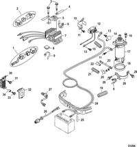 ACCESSORIES ELECTRICAL COMPONENTS AND HARNESSES Electric Start Conversion Kit(8M0071380)
