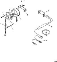 MERCURY/MARINER 135/150/175/200 XR6/MAGNUM III/140 JET (CARB) INSTRUMENTATION