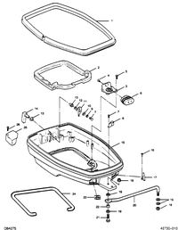 FORCE FORCE 1989 50 H.P. "B" MODELS SUPPORT PLATE