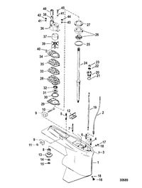 RACE OUTBOARD 200 EFI PROMAX/SUPERMAGNUM Gear Housing, Driveshaft - TorqueMaster