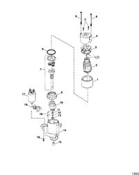 RACE STERNDRIVE SCORPION 377 Starter Assembly