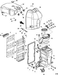 MERCURY/MARINER 200/225 DFI (3.0L) Air Handler