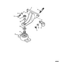 MERCRUISER 350 MAGNUM ALPHA (EFI-TBI) ENGINE MOUNTING