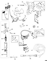 MERCURY/MARINER 6/8/9.9/15 HP Electrical Components