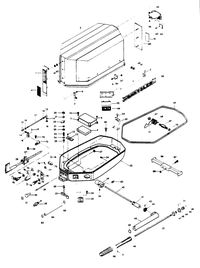 CHRYSLER 35/45 H.P. ENGINE COVER AND SUPPORT PLATE