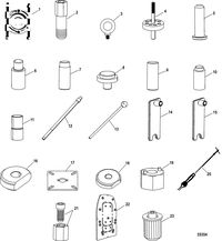 RACE STERNDRIVE SSM/DRY SUMP DRIVES AND TRANSOMS Tool List(Dry Sump Six/NXT1 SSM Six - Transom)