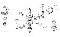 CHRYSLER 55 H.P. CRANKSHAFT AND PISTON GROUP