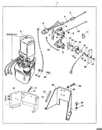 RACE STERNDRIVE 500 BULLDOG Trim Pump Assembly(Complete)