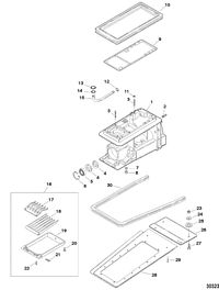SPORTJET 240 EFI M2 JET DRIVE Jet Drive Housing Components
