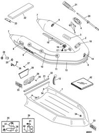 INFLATABLES DYNAMIC RIB 250 THRU 310 MODELS Dynamic Inflatables PVC-260/280/310(Quicksilver 2010/11)