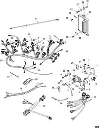 RACE OUTBOARD 225X EFI PROMAX Electrical Plate Assembly