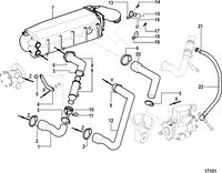 MERCRUISER CUMMINS/MERCRUISER 4.2 UNIFICATION Seawater and Fuel Cooler Hoses