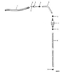 FORCE 90 HP C-MODELS (1990) FORCE Fuel Line