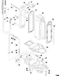 SPORTJET 175XR2 JET DRIVE Manifold Assembly And Adapter Plate