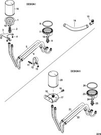 MERCRUISER 5.0L / 5.7L STERNDRIVE Remote Oil Filter(Accessory Kit)