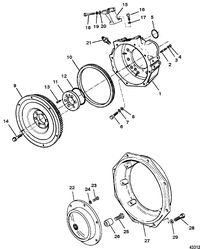 MERCRUISER D4.2L/220 IDI DIESEL Flywheel Housing(Inboard)