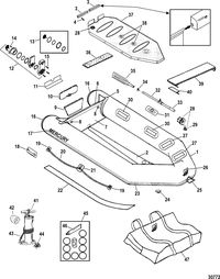 INFLATABLES MERCURY PVC SOFT BOTTOM Air Deck Models(285 Limited - White)