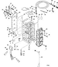MERCURY/MARINER 100/115/125 HP 80 JET  (4 CYLINDER) Cylinder Block and Crankcase