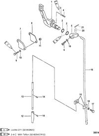 MERCURY/MARINER 3.3 H.P SHIFT LINKAGE