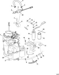 SPORTJET 250 DFI AND 250 DFI M2 JET DRIVE Air Handler Assembly