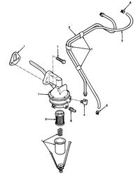 U.S. MARINE US MARINE 460 INBOARDS FUEL PUMP AND LINES