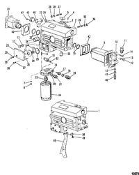 MERCRUISER 530 D-TA / 636 D -TA D183 TURBO AC/D219AC Cooling Water Tank