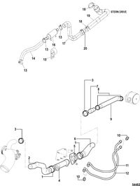 MERCRUISER CUMMINS/MERCRUISER 4.2 UNIFICATION Fluid Cooler