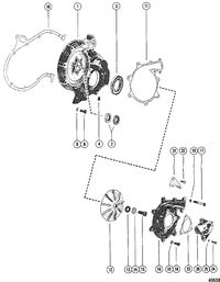 MERCRUISER 470 ENGINE Front Cover