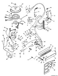 FORCE FORCE 1991 90 H.P. "A" MODELS ELECTRICAL COMPONENTS