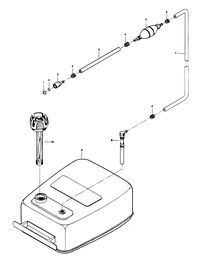CHRYSLER 8 H.P. FUEL TANK AND LINE